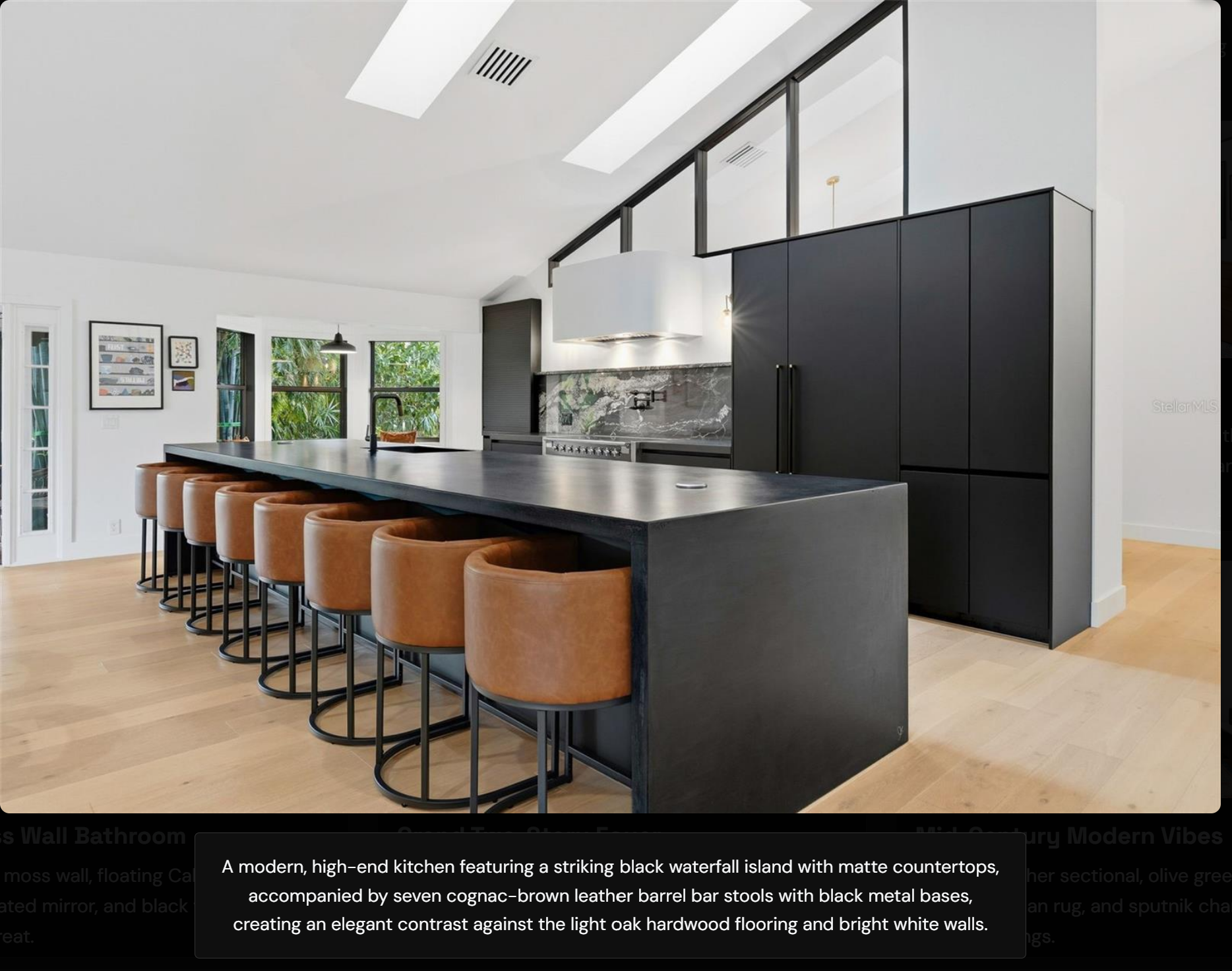 AI analyzing kitchen features from listing photos